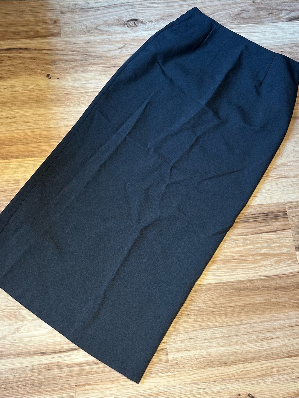 Vintage 90s Black Maxi Skirt